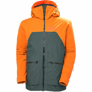 Helly Hansen STRAIGHTLINE LIFALOFT™ Pánská lyžařská bunda, oranžová, veľkosť 2XL