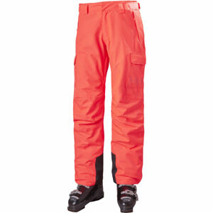 Helly Hansen W SWITCH CARGO INSULATED PANT Dámské lyžařské kalhoty, červená, velikost XL