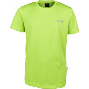 Hi-Tec SELINO JR světle zelená 128 - Dětské technické triko s krátkým rukávem
