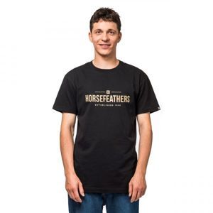 Horsefeathers MELWILL SS T-SHIRT černá XXL - Pánské tričko