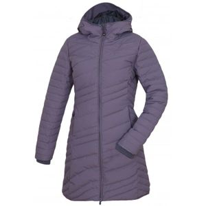 Husky DAILI fialová XL - Dámský péřový kabát