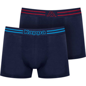 Kappa LOGO ZEN 2PACK Pánské boxerky, Modrá, velikost