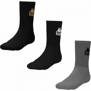 Kappa AUTHENTIC AILEL 3P šedá 43 - 46 - Ponožky
