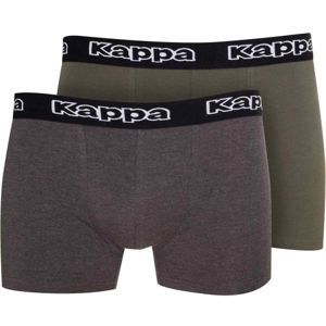 Kappa 4 SKIN ZARSON 2PPK šedá XL - Pánské spodní prádlo