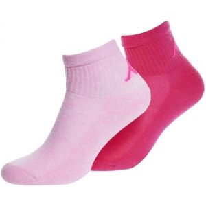 Kappa LOGO ARRAZ 2PACK NEO Dámské ponožky, růžová, velikost 39-42
