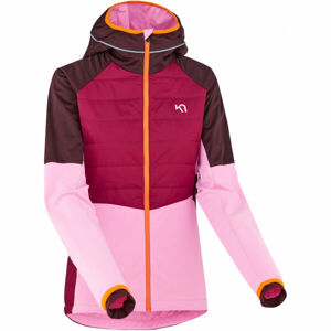 KARI TRAA TIRILL JACKET Dámská sportovní bunda, růžová, velikost XL