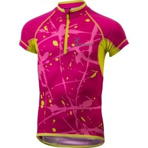 Klimatex HAJO Dětský cyklistický dres se sublimačním potiskem, růžová, velikost 146