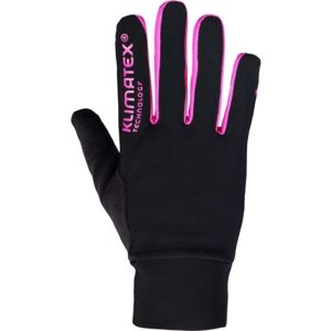 Klimatex SANYOT Strečové prstové rukavice, černá, velikost L