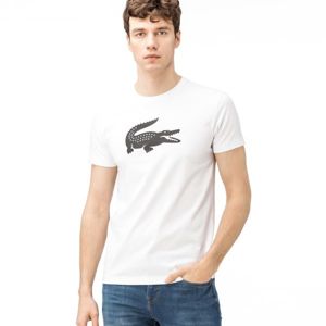 Lacoste MAN T-SHIRT bílá XL - Pánské tričko
