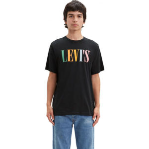 Levi's RELAXED GRAPHIC TEE 90'S černá XXL - Pánské tričko