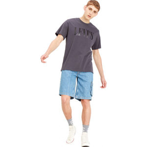 Levi's RELAXED GRAPHIC TEE fialová XL - Pánské tričko