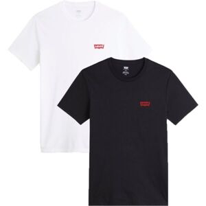 Levi's GRAPHIC CREWNECK T-SHIRT 2 PACK Pánské tričko, černá, velikost XXL