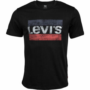 Levi's SPORTSWEAR LOGO GRAPHIC Pánské tričko, černá, veľkosť XL