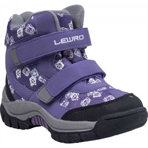 Lewro CUPER fialová 32 - Dětská zimní obuv