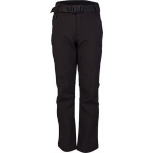 Lewro DALEX černá 164-170 - Dětské softshellové kalhoty