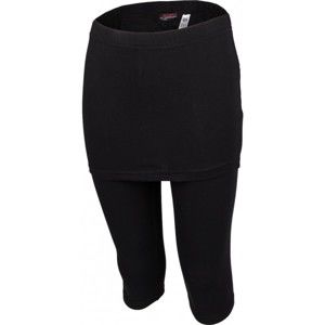 Lewro GALINA 116 - 134 černá 116-122 - Dívčí tříčtvrteční kalhoty se sukní