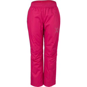 Lewro GIDEON Dětské zateplené kalhoty, růžová, velikost 140-146