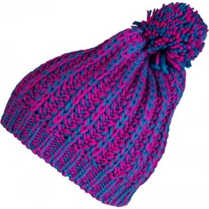 Lewro HANKA růžová 4-7 - Dívčí pletená čepice