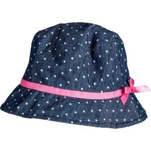 Lewro JANKA Dívčí klobouček, Tmavě modrá,Bílá,Růžová, velikost