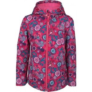 Lewro MARYLIN růžová 128-134 - Dětská softshellová bunda