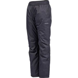 Lewro NAVEA Dětské zateplené kalhoty, tmavě šedá, velikost 128-134