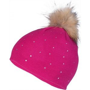 Lewro ROSA růžová 8-11 - Dívčí pletená čepice