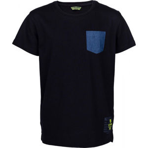 Lewro JANYK Chlapecké triko, Černá,Světle zelená,Modrá, velikost 164-170