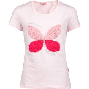 Lewro VESLIN Dívčí triko, růžová, veľkosť 140-146
