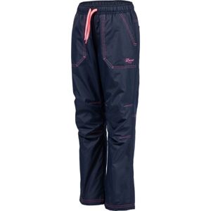 Lewro ZOWIE růžová 140-146 - Dětské zateplené kalhoty