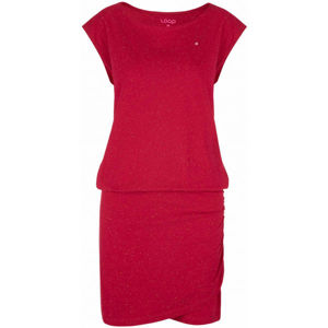 Loap BUKKI Dámské šaty, červená, veľkosť XS