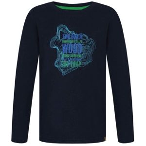 Loap ARRAS Chlapecké triko, Tmavě modrá,Zelená, velikost 134-140
