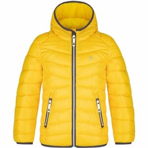 Loap INGELL Dětská zimní bunda, žlutá, velikost 134-140