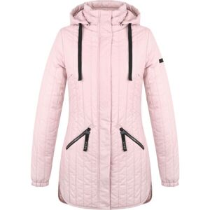 Loap JENINA Dámský kabát, růžová, veľkosť XL