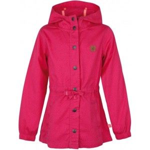 Loap POKINA růžová 122-128 - Dívčí kabát
