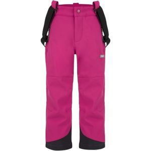 Loap LEWRY růžová 122-128 - Dětské softshellové kalhoty