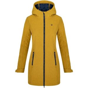 Loap LECIKA Dámský softshellový kabát, žlutá, velikost XS