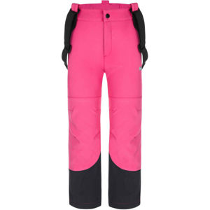 Loap LOCON Dětské softshellové kalhoty, Růžová,Černá, velikost 158-164