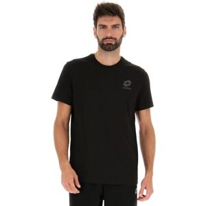 Lotto BASIC TEE Pánské tričko, černá, veľkosť XL