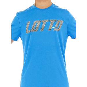 Lotto LOGO III TEE PL Pánské tričko, Tyrkysová,Šedá, velikost