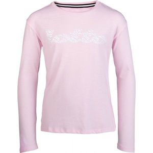 Lotto DREAMS G TEE LS JS světle růžová S - Dívčí tričko s dlouhým rukávem