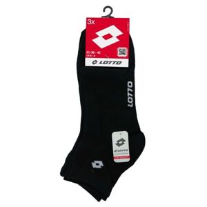 Lotto GILA 3P Ponožky, černá, veľkosť 43-46