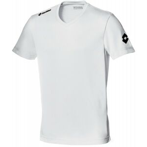 Lotto JERSEY TEAM EVO JR Dětský fotbalový dres, Bílá,Černá, velikost