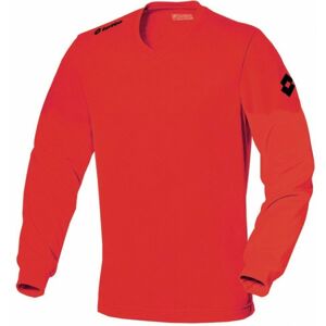 Lotto JERSEY TEAM EVO LS červená XL - Pánský fotbalový dres