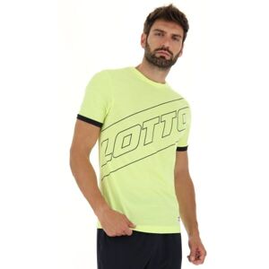 Lotto LOGO VII TEE 1 Pánské tričko, žlutá, velikost XL
