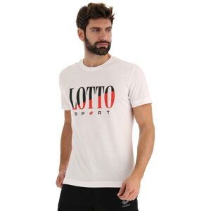 Lotto TEE SUPRA VI Pánské tričko, bílá, velikost XXXL