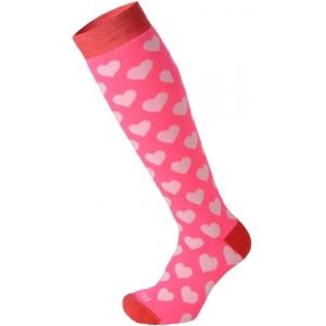 Mico KIDS PROTECTION růžová XL - Juniorksé lyžařské ponožky