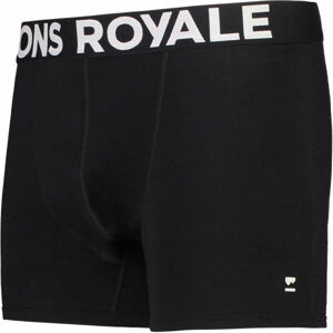 MONS ROYALE HOLD'EM Pánské boxerky z merino vlny, černá, velikost