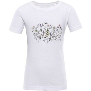 NAX JULEO Dětské bavlněné triko, bílá, velikost 92-98