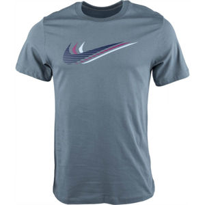 Nike NSW SS TEE SWOOSH M tmavě modrá XL - Pánské tričko