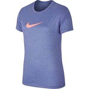 Nike LEGEND SS TOP YTH modrá S - Dívčí sportovní triko